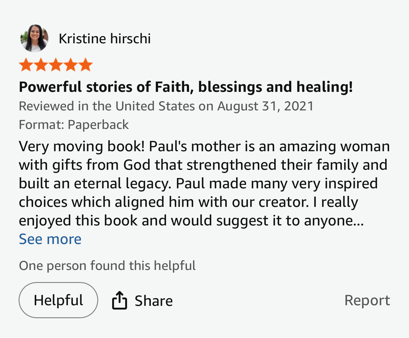 Verified Amazon review of Under Pressure by Paul Joseph Brennan